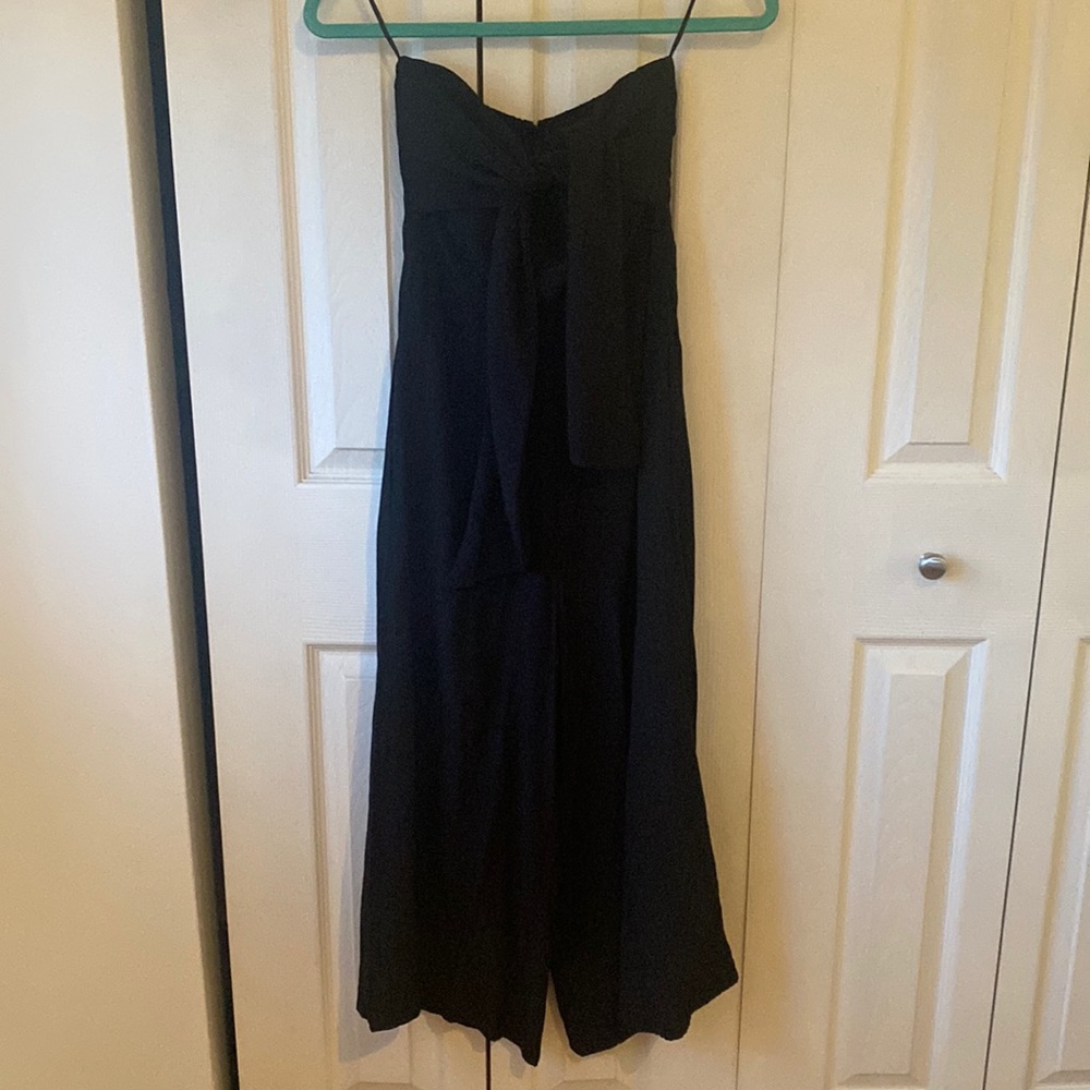Wide leg romper jump suit